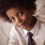 retrato de niño de comunión en Burgos