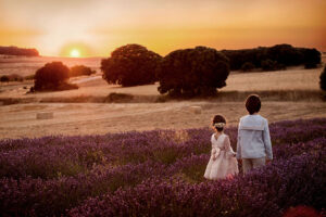 reportaje de comunion exteriores en Burgos